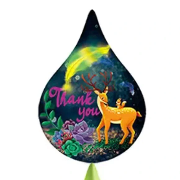 500 Roll Teardrop Animal Thank You Stickers PRICE IS FIRM - Picture 2 of 4